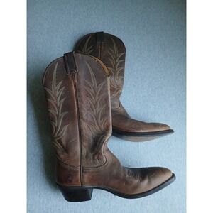 Nocona Boots Womens 8.5 B Leather Cowboy Ranch Western Boho Classic